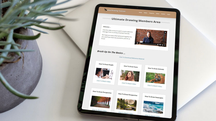 The Ultimate Drawing Members Area - Easy Drawing Tutorials