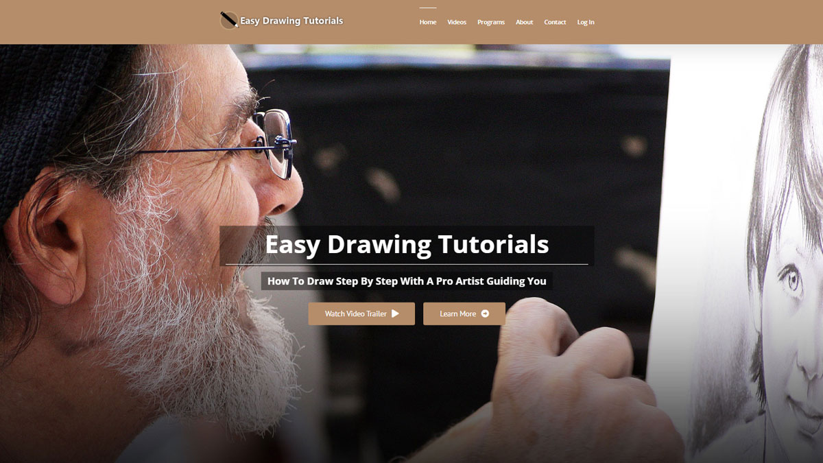 Step By Step Tutorial Log In Log Drawing Easy Step By Step