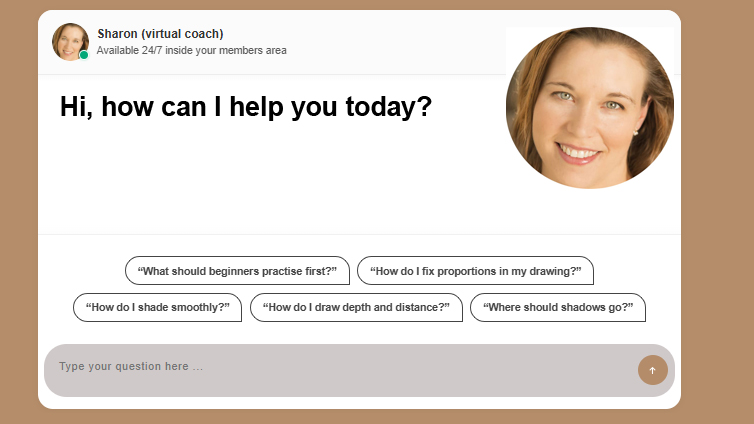 You Get Your Very Own Drawing Practice Coach