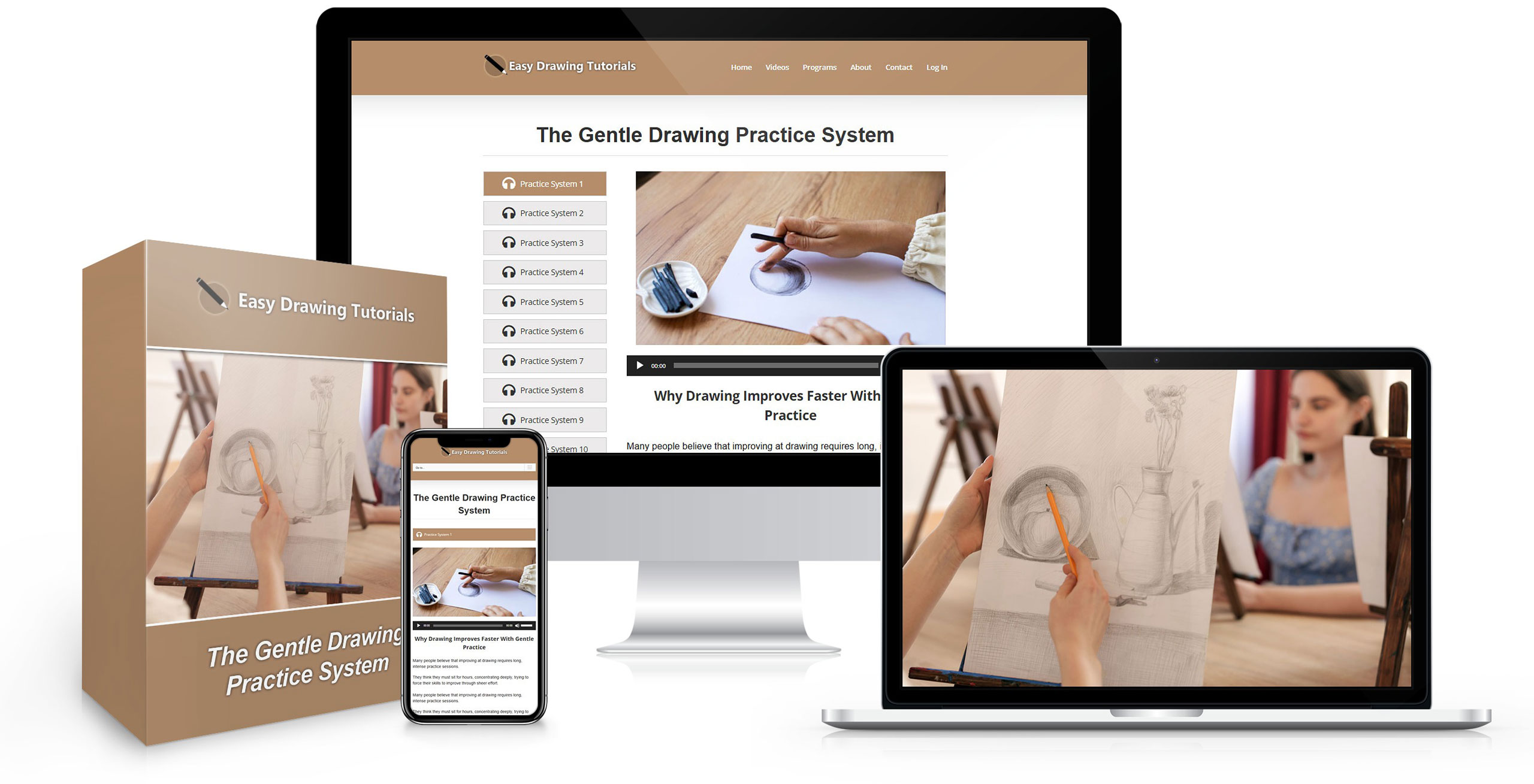 The Gentle Drawing Practice System